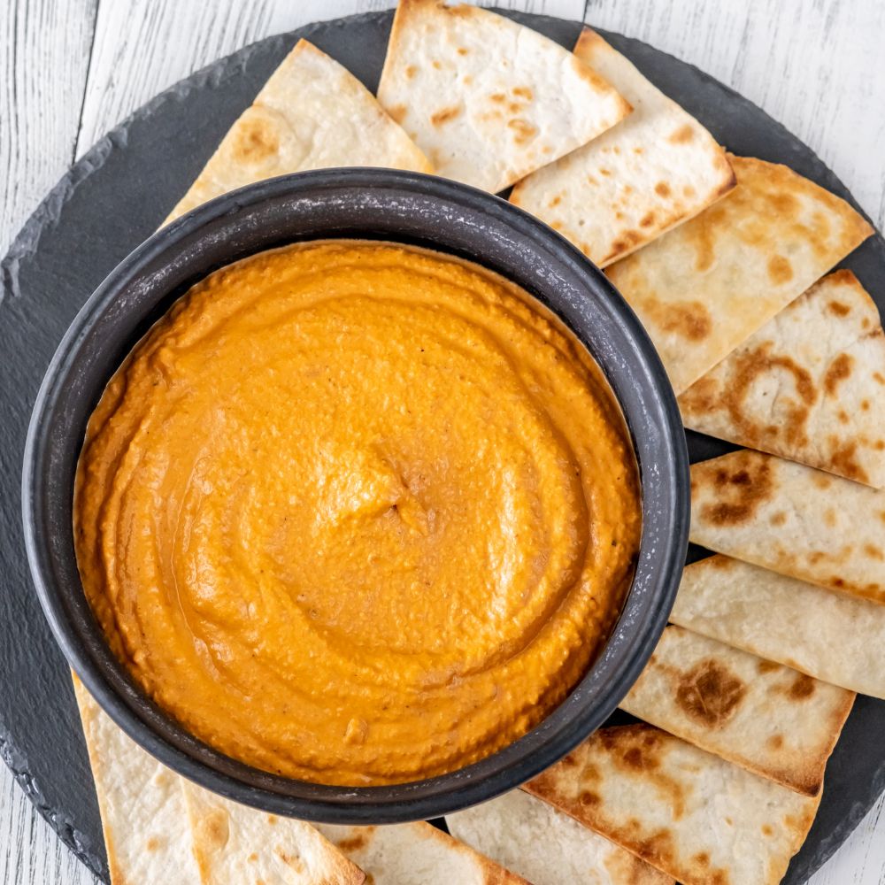 receta de muhammara o crema de pimientos rojos