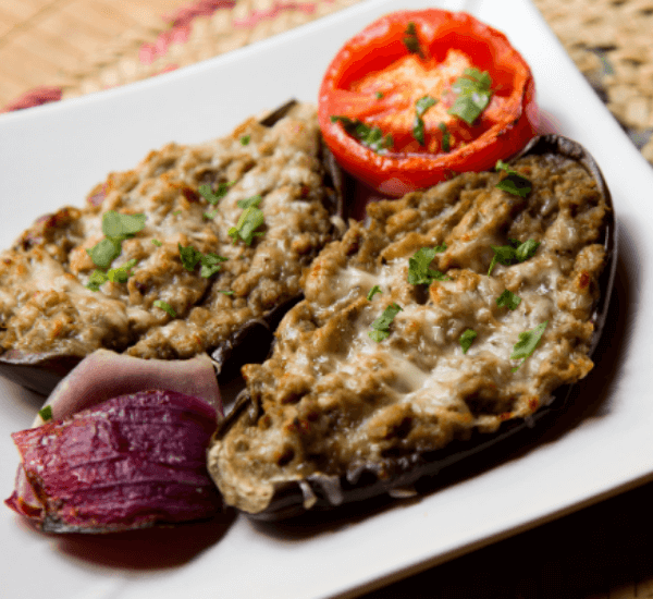 berenjenas rellenas al pesto