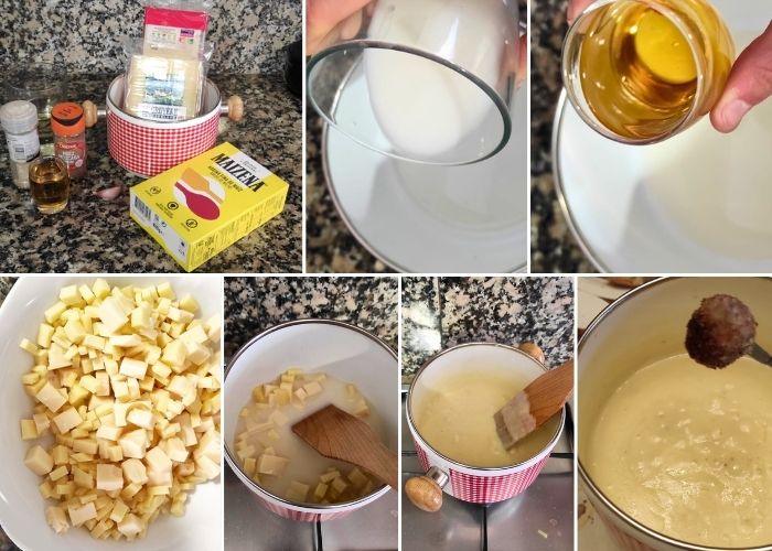 como hacer fondue de queso paso a paso