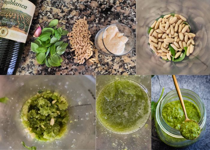 como hacer salsa pesto paso a paso