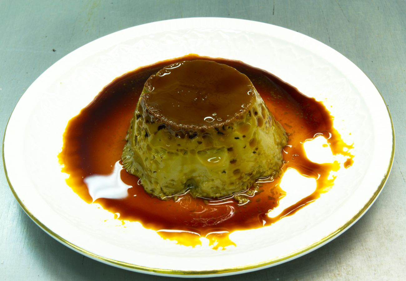 Flan de castañas, el dulce y postre de castaña más otoñal