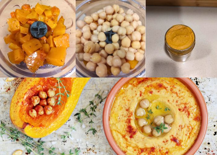 como hacer hummus de calabaza paso a paso