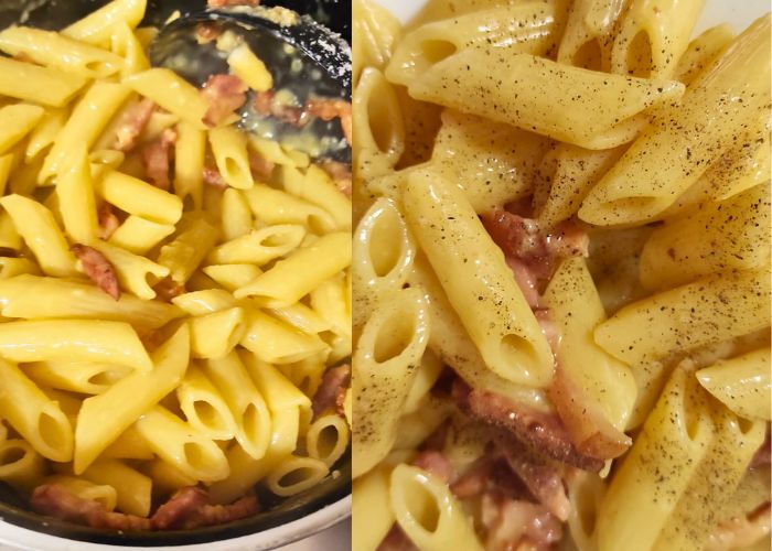 macarrones a la carbonara paso a paso