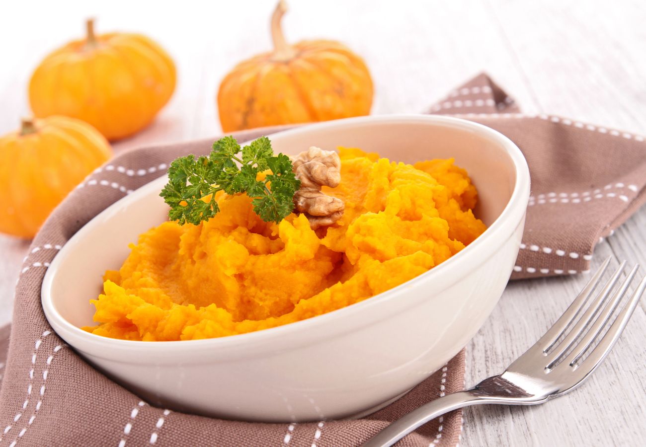 receta de Puré de calabaza y zanahoria cremoso, la receta de la abuela ideal para las cenas de otoño
