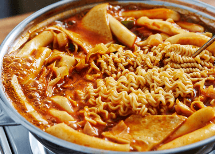 receta estilo coreano de rabokki 